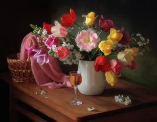Vibrant Spring Tulips