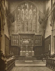 Chancel and East Window of St. Margarets, Westminster, c1935