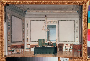 Emperor Alexander I in His Study Room in the Winter Palace