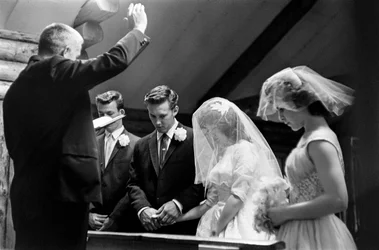 Young Couple Married in United Protestant Church of Palmer, Alaska