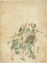 Country Woman and Child