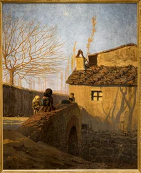 Piagentina. The Bridge on the Affrico Creek