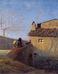 Piagentina. The Bridge Over the Affrico River