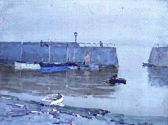 A Quiet Morning, Mousehole, Cornwall