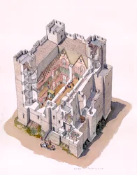 Dover Castle Keep, c. 1190