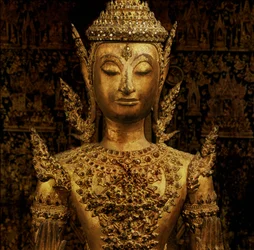 Buddha standing in Abhaya mudra, Rattanakosin style, mid-19th century