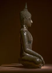 Maravijaya Buddha. Thailand. Second half of the 15th century. Carving