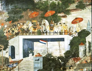 Monk taken to the monastery after his consecration