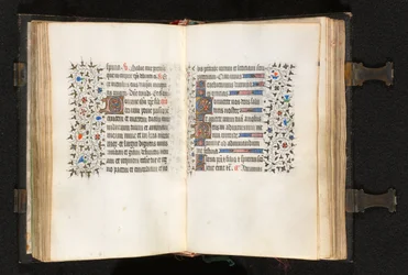 Book of Hours Use of Paris: Fol. 105v, Initial D with Decorated Border