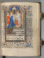 Book of Hours Use of Paris: Presentation at the Temple