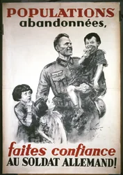 French poster, from the beginning of the German occupation in June 1940: 