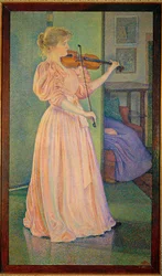 Portrait of the Violinist Irma Sethe