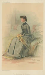 The Marchioness of Waterford, 1 September 1883, Vanity Fair Cartoon