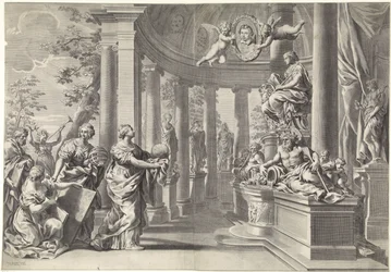 Allegorical Representation: The Temple of Wisdom (Sapienta)
