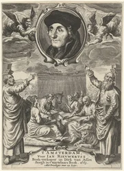 Portrait of Erasmus above Four Evangelists