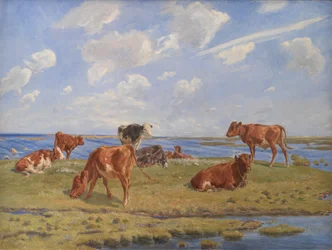 Calves by the Beach