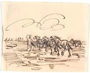 Trotting Horses