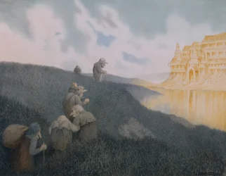 On the way to a feast at the Troll castle