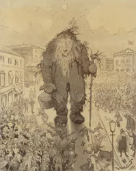The Big Troll on Karl Johan