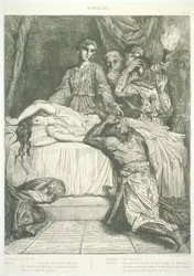 Plate 14 (Act V, Scene II), from Othello: Fifteen Etchings