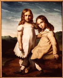 Alfred Dedreux as a Child with His Sister, Elisabeth, 1816-17