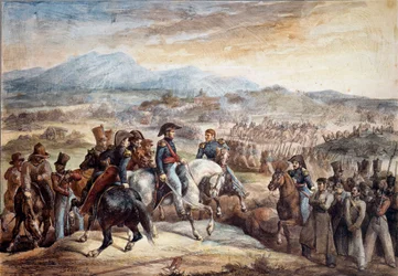 Chilean Independence War: View of the Battle of Maipu
