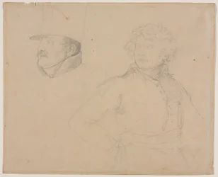 Study of Two Soldiers, 1818-1819
