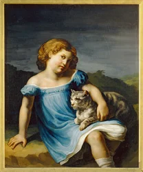 Louise Vernet as a Child