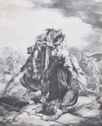 Mameluck Defending a Wounded Trumpeter