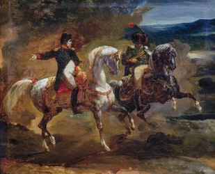 Napoleon Bonaparte Giving Order to Superior Officer