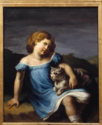 Portrait of Louise Vernet as a Child, Daughter of the Painter Horace Vernet