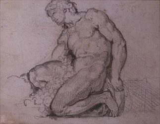 Seated figure
