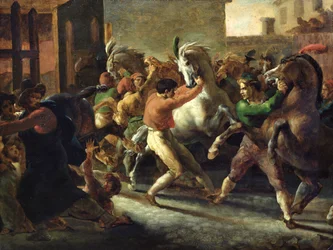 Study for the Race of the Barbarian Horses, 1817
