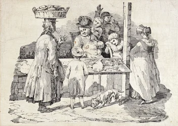 The Sleeping Fish Seller