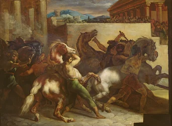 The Wild Horse Race at Rome