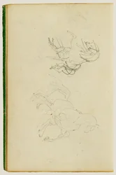 Two Studies of a Rearing Horse