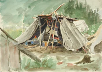 Indian Camp, Alaska, ca. 1880-1914