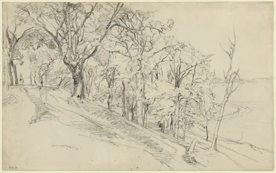 Forest in Boisrémond (recto); Cottage in a Forest (verso)