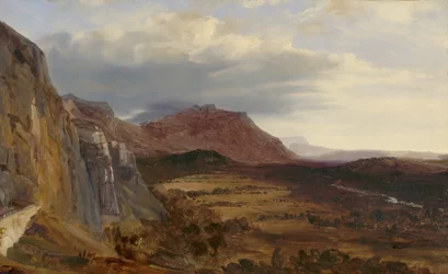 View of Saleve, near Geneva, 1834