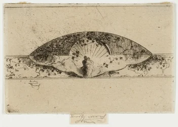 Jupiter and Alcmene Medallion, Sketch for Decoration of a Frame