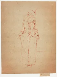 Pierrot en Pied, Portrait of the Lady A. C.