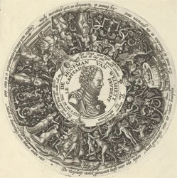Portrait of William I of Orange, from a Series of Tazza Designs, ca. 1588