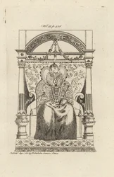 Queen Elizabeth I of England (from a stained glass window)