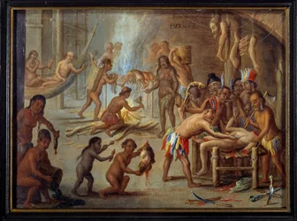 Scene of Cannibalism in Brazil in 1644