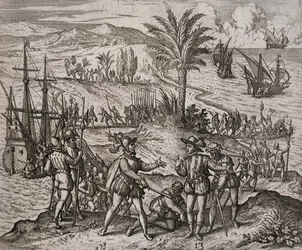 The Arrest of Christopher and Bartholomew Columbus by Order of Francisco de Bodadilla