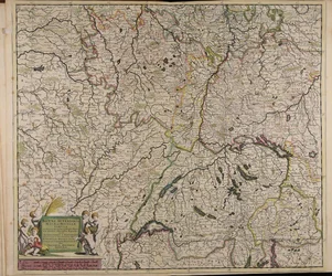 Accurate Map of Upper Rhine, Meuse, and Moselle