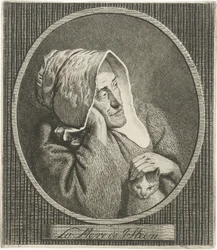 Old Woman with Cat