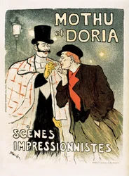 Ad Poster for the Singers Mothu & Doria