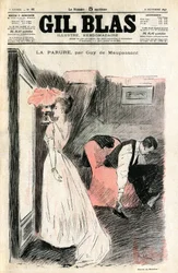 Illustration of Guy de Maupassant