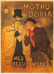 Mothu and Doria. Impressionist Scenes. France (litho)